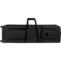 Gator GKP88-BLK Semi-Rigid Lightweight Pro Wheeled Case for 88-Note Keyboards; Charcoal Black With Electric Blue Interior