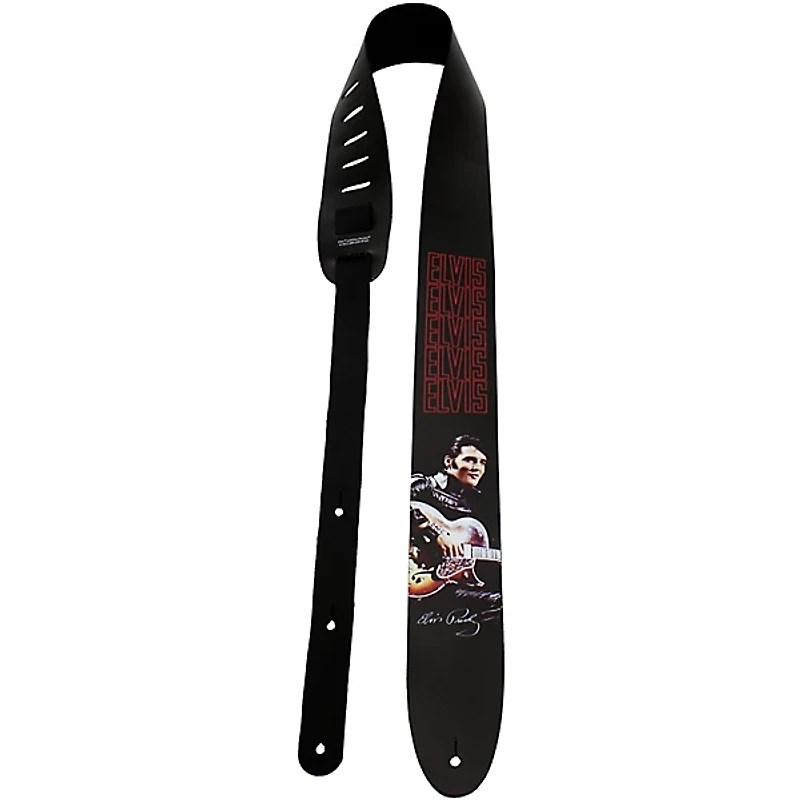 Perri's Elvis Direct To Leather 68 Comeback Guitar Strap 2.5 in.