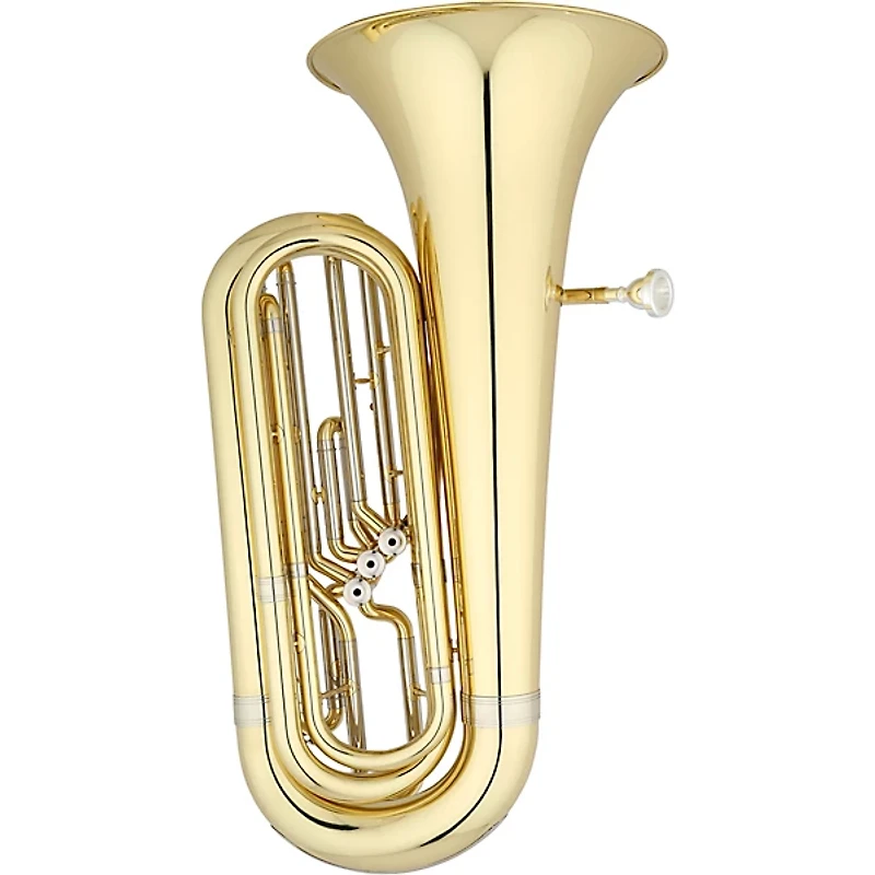 Eastman EBB234 Student Series 3-Valve 3/4 BBb Tuba with Tuba Essentials Stand Pack