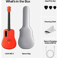 LAVA MUSIC LAVA ME 3 38" Acoustic-Electric Guitar With Space Bag