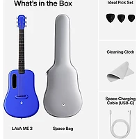 LAVA MUSIC LAVA ME 3 36" Acoustic-Electric Guitar With Space Bag