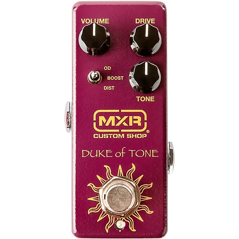MXR Duke of Tone Overdrive Effects Pedal Purple
