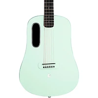 LAVA MUSIC BLUE LAVA Touch Acoustic-Electric Guitar With Airflow Bag Aqua Mint Green