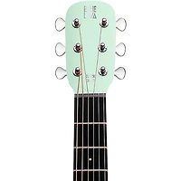 LAVA MUSIC BLUE LAVA Touch Acoustic-Electric Guitar With Airflow Bag Aqua Mint Green