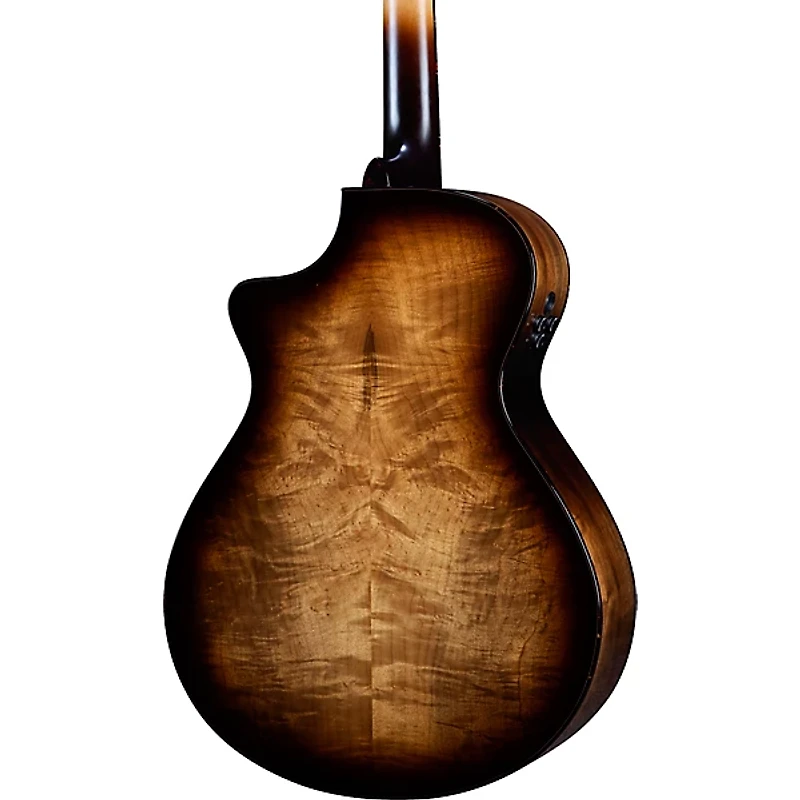 Breedlove Organic Artista Pro CE Spruce-Myrtlewood Concerto Acoustic-Electric Guitar Burnt Amber