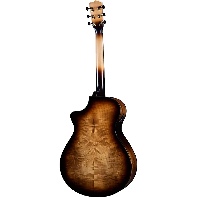 Breedlove Organic Artista Pro CE Spruce-Myrtlewood Concerto Acoustic-Electric Guitar Burnt Amber