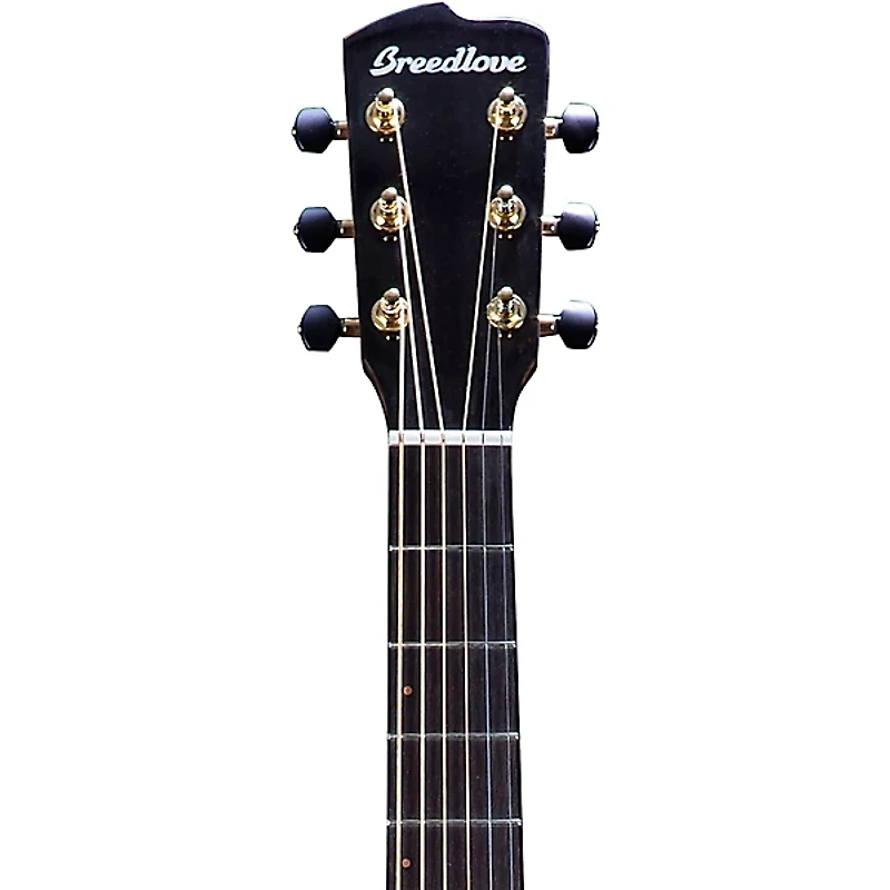 Breedlove Organic Artista Pro CE Spruce-Myrtlewood Concerto Acoustic-Electric Guitar Burnt Amber