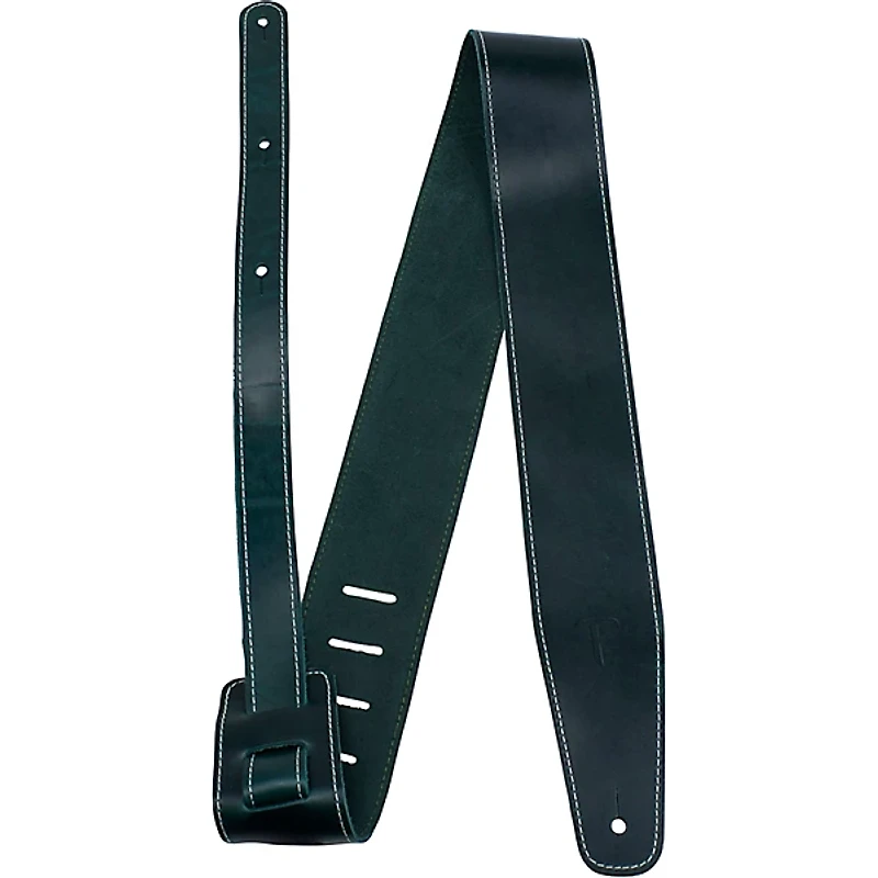 Perri's Baseball Leather Guitar Strap Teal 2.5 in.