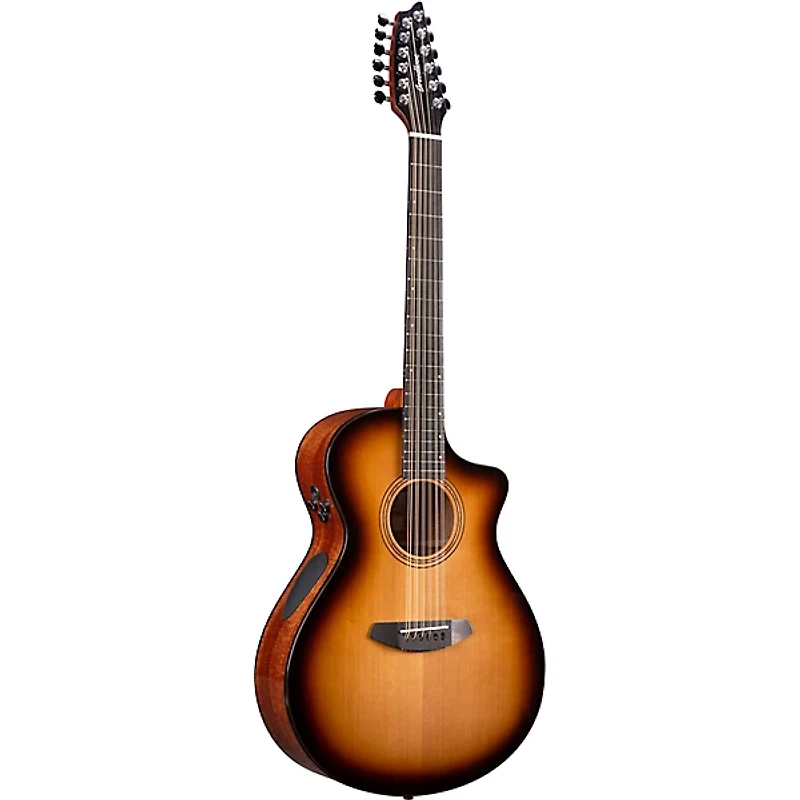 Breedlove Organic Solo Pro CE Red Cedar-African Mahogany 12-String Concert Acoustic-Electric Guitar Edge Burst