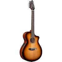 Breedlove Organic Solo Pro CE Red Cedar-African Mahogany 12-String Concert Acoustic-Electric Guitar Edge Burst