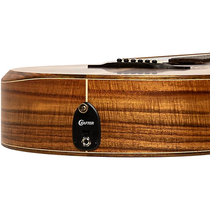 CRAFTER Big Mino All-Koa Acoustic-Electric Guitar Natural
