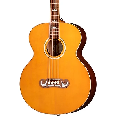 Epiphone J-200 Studio Sitka Spruce-Mahogany Acoustic-Electric Bass Guitar