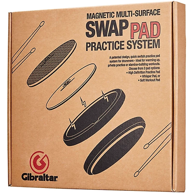 Gibraltar Magnetic Multi-Surface Swap Pad Practice System