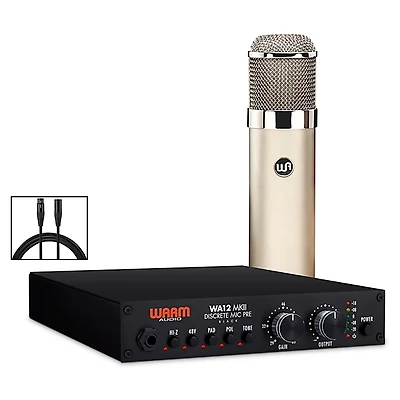 Warm Audio Recording Bundle With WA12-MKII Mic Pre