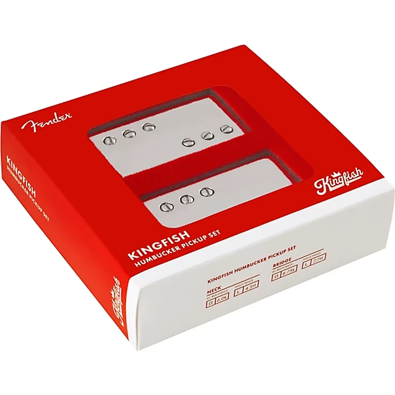 Fender Kingfish Signature Humbucker Pickup Set Chrome