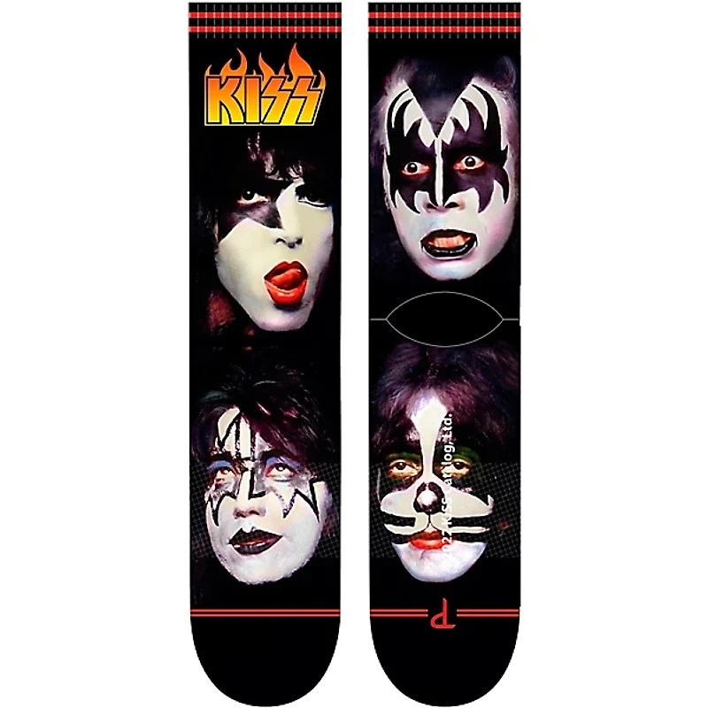 Perri's KISS Crew Socks Black