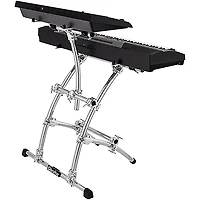 Gibraltar GKS-DBKT88 Double KeyTree 2-Tier Keyboard Stand Chrome