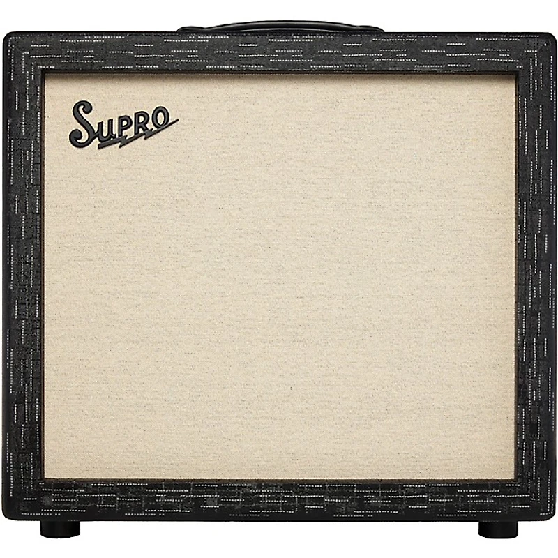 Supro Royale 1x12 Extension 75W Guitar Cabinet Black Scandia