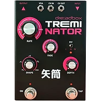 Dreadbox Treminator Warm OTA Multi-Waveform LFO Amplitude Modulation/Tremolo Effects Pedal Black