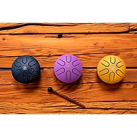 MEINL Sonic Energy A Major Pocket Steel Tongue Drum, Venus Flower