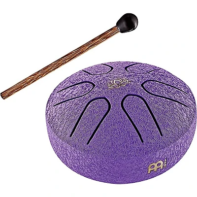 MEINL Sonic Energy A Major Pocket Steel Tongue Drum, Lotus Flower