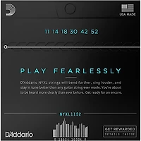 D'Addario NYXL Medium Top/Heavy Bottom Electric Guitar Strings 11-52 11 - 52