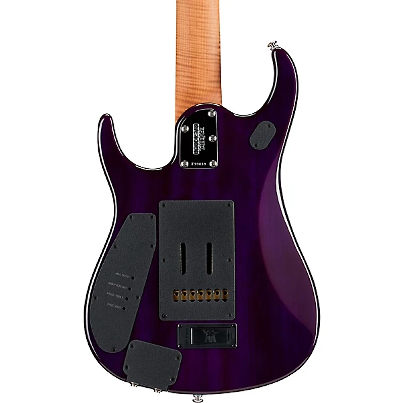 Ernie Ball Music Man JP15 7 7-String Flamed Maple Top Electric Guitar Purple Nebula