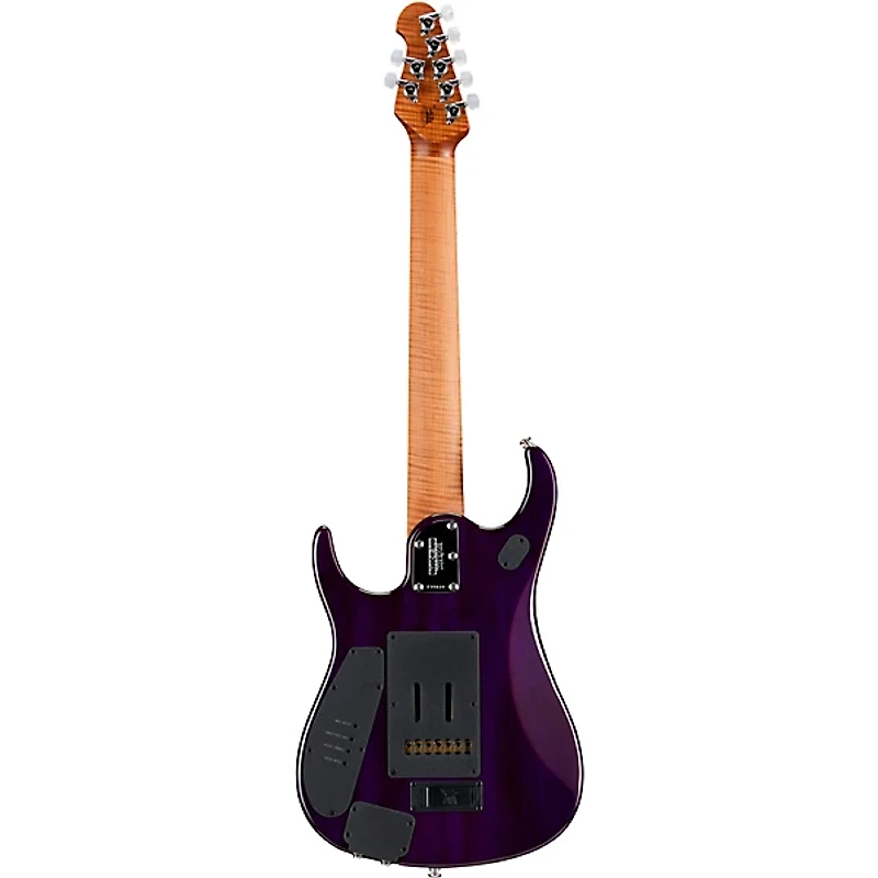 Ernie Ball Music Man JP15 7 7-String Flamed Maple Top Electric Guitar Purple Nebula