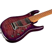 Ernie Ball Music Man JP15 7 7-String Flamed Maple Top Electric Guitar Purple Nebula