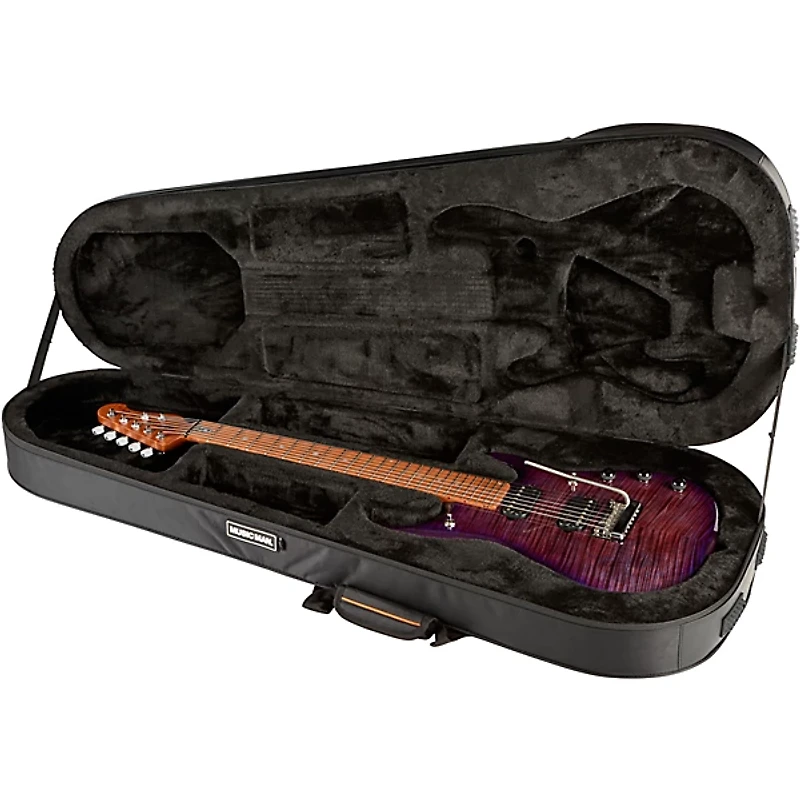 Ernie Ball Music Man JP15 7 7-String Flamed Maple Top Electric Guitar Purple Nebula