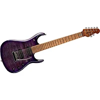 Ernie Ball Music Man JP15 7 7-String Flamed Maple Top Electric Guitar Purple Nebula