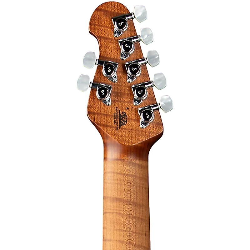Ernie Ball Music Man JP15 7 7-String Flamed Maple Top Electric Guitar Purple Nebula