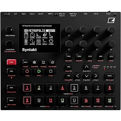 Elektron Syntakt 12-Voice Drum Computer and Synthesizer