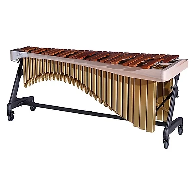 Adams Alpha 4.3 Rosewood Marimba w/Apex Frame - Whitewash Rails w/Satin Gold Resonators