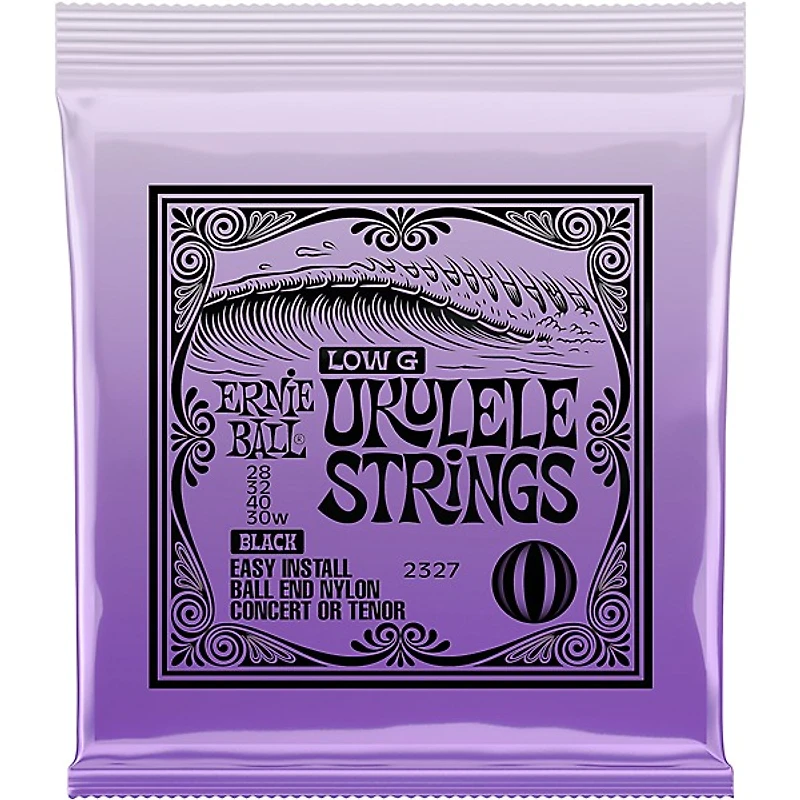 Ernie Ball Concert & Tenor Nylon Ball-End Wound G Ukulele Strings