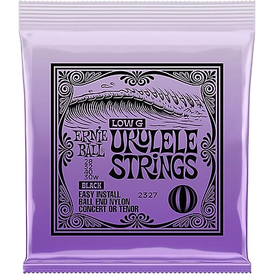 Ernie Ball Concert & Tenor Nylon Ball-End Wound G Ukulele Strings