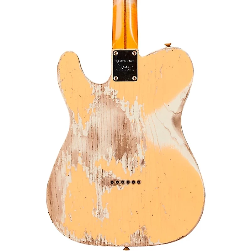 Fender Custom Shop Limited-Edition '53 Telecaster Super Heavy Relic Electric Guitar Aged Nocaster Blonde