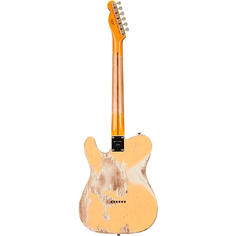 Fender Custom Shop Limited-Edition '53 Telecaster Super Heavy Relic Electric Guitar Aged Nocaster Blonde