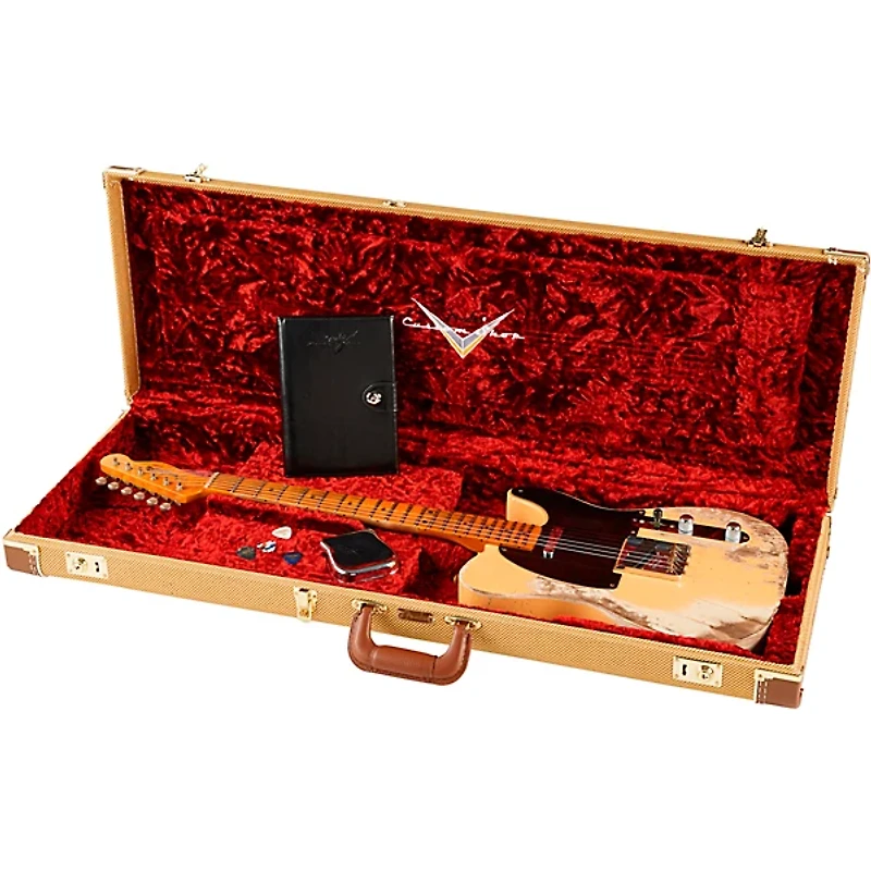 Fender Custom Shop Limited-Edition '53 Telecaster Super Heavy Relic Electric Guitar Aged Nocaster Blonde