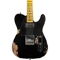 Fender Custom Shop Limited-Edition '53 HS Tele Custom Heavy Relic Electric Guitar Aged Black