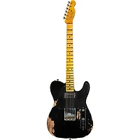 Fender Custom Shop Limited-Edition '53 HS Tele Custom Heavy Relic Electric Guitar Aged Black