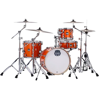 Mapex Mars Maple 4-Piece Bop Shell Pack With 18" Bass Drum Glossy Amber