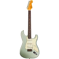 Fender Custom Shop Limited-Edition '59 Stratocaster Journeyman Relic Electric Guitar Super Faded Aged Sage Green Metallic
