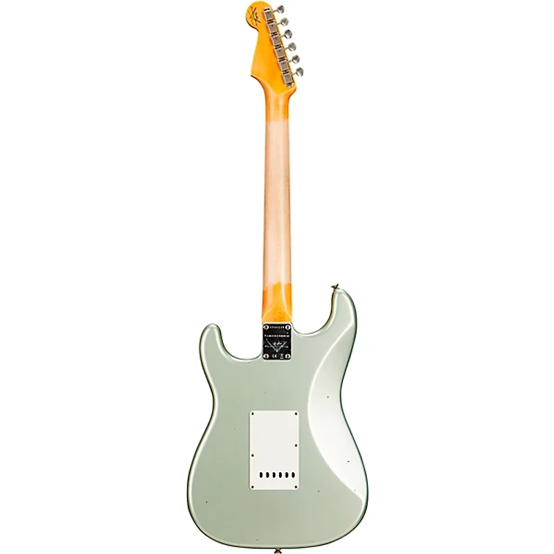 Fender Custom Shop Limited-Edition '59 Stratocaster Journeyman Relic Electric Guitar Super Faded Aged Sage Green Metallic