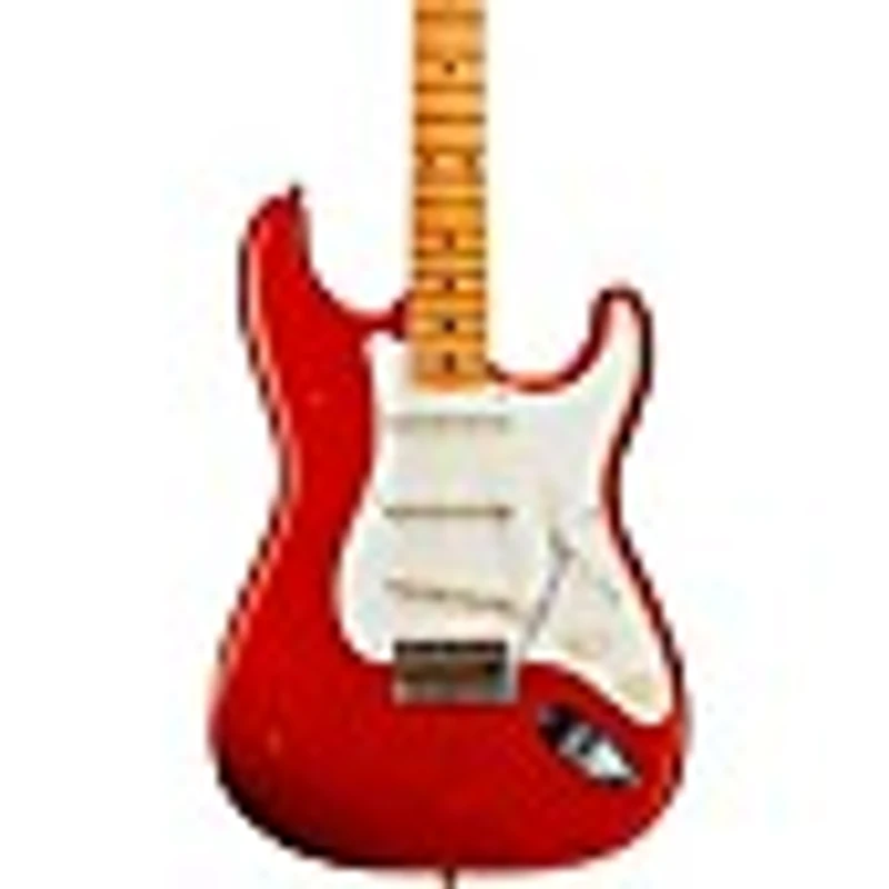Fender Custom Shop Limited-Edition '56 Stratocaster Relic Electric Guitar - Super Faded Aged Candy Apple Red