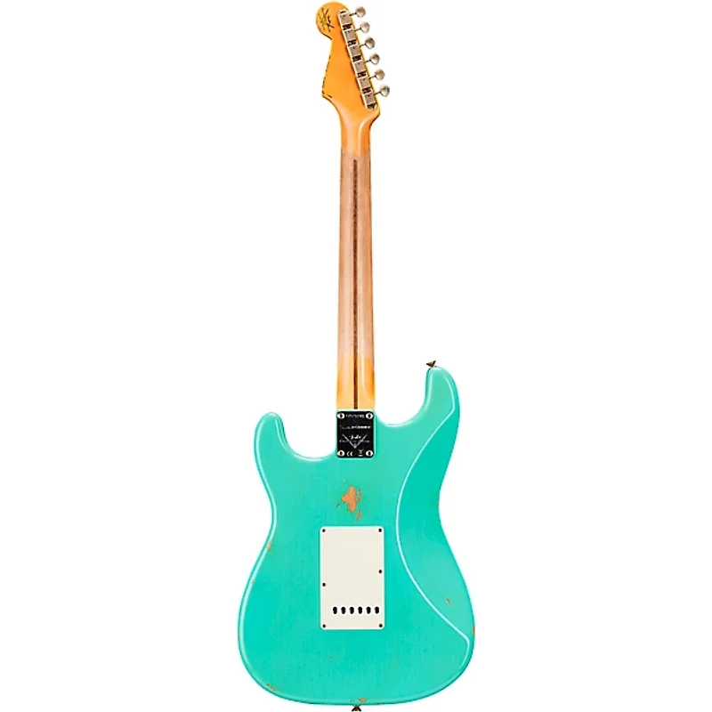 Fender Custom Shop Limited-Edition Tomatillo Stratocaster Special Relic Electric Guitar Super Faded Aged Seafoam Green