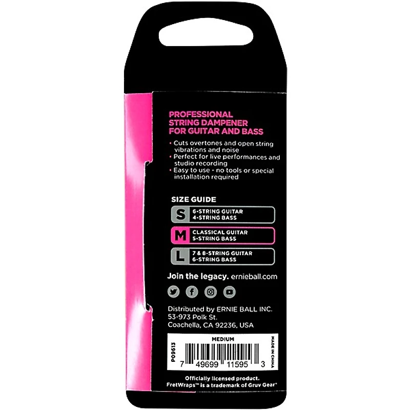 Ernie Ball FretWraps String Dampener