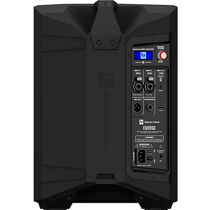 Electro-Voice EVERSE 8 Weatherized Battery-Powered Loudspeaker With Bluetooth - Black