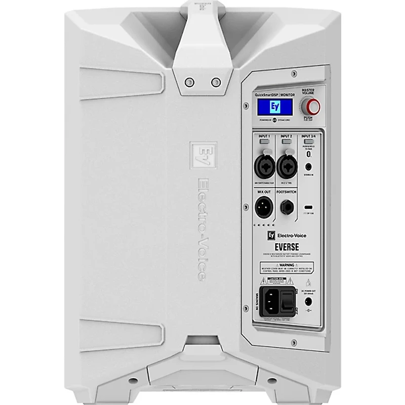Electro-Voice EVERSE 8 Weatherized Battery-Powered Loudspeaker With Bluetooth - White