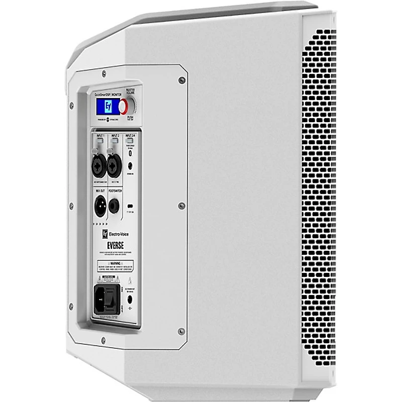 Electro-Voice EVERSE 8 Weatherized Battery-Powered Loudspeaker With Bluetooth - White